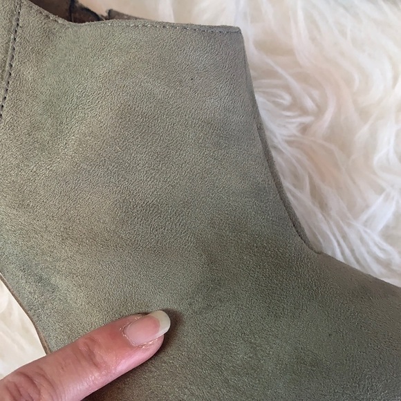 H&m Grey High Heel Ankle Boots Size 8 - Picture 10 of 10